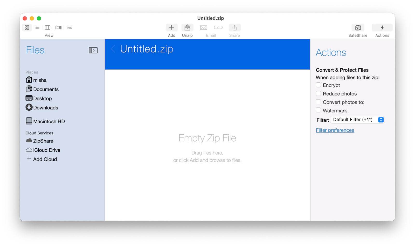 WinZip on Mac
