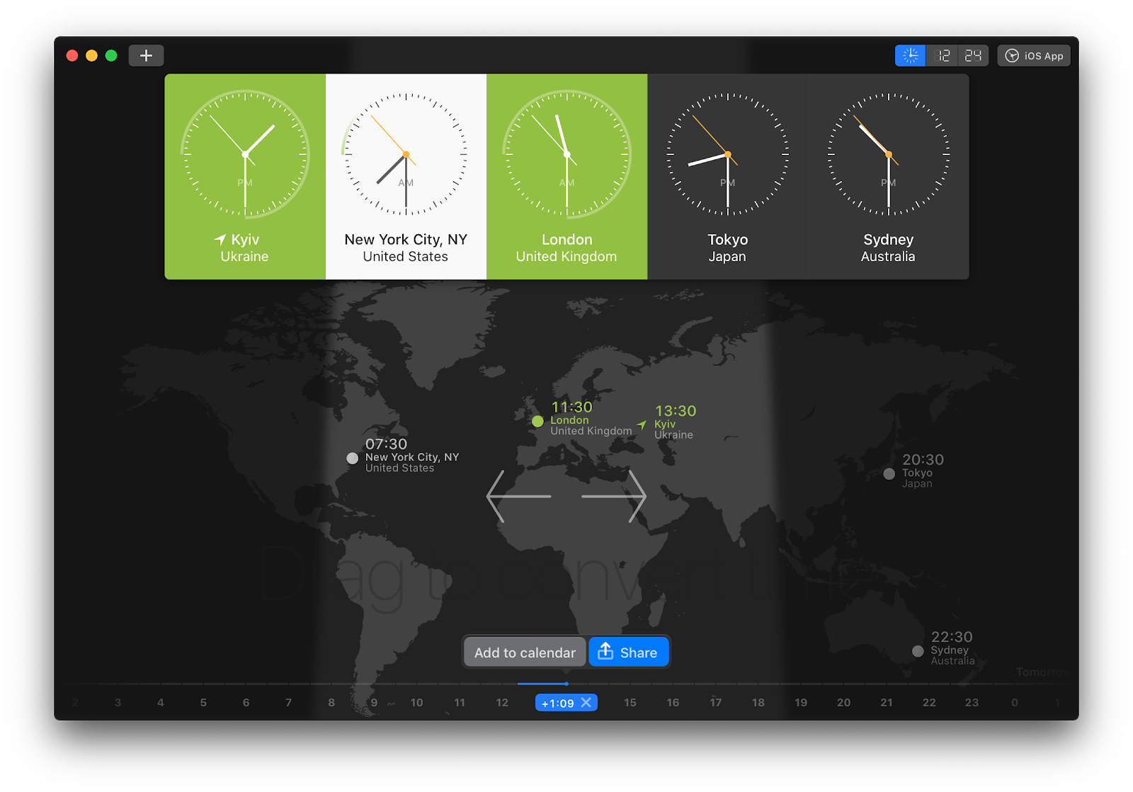 World Clock Pro Mac app