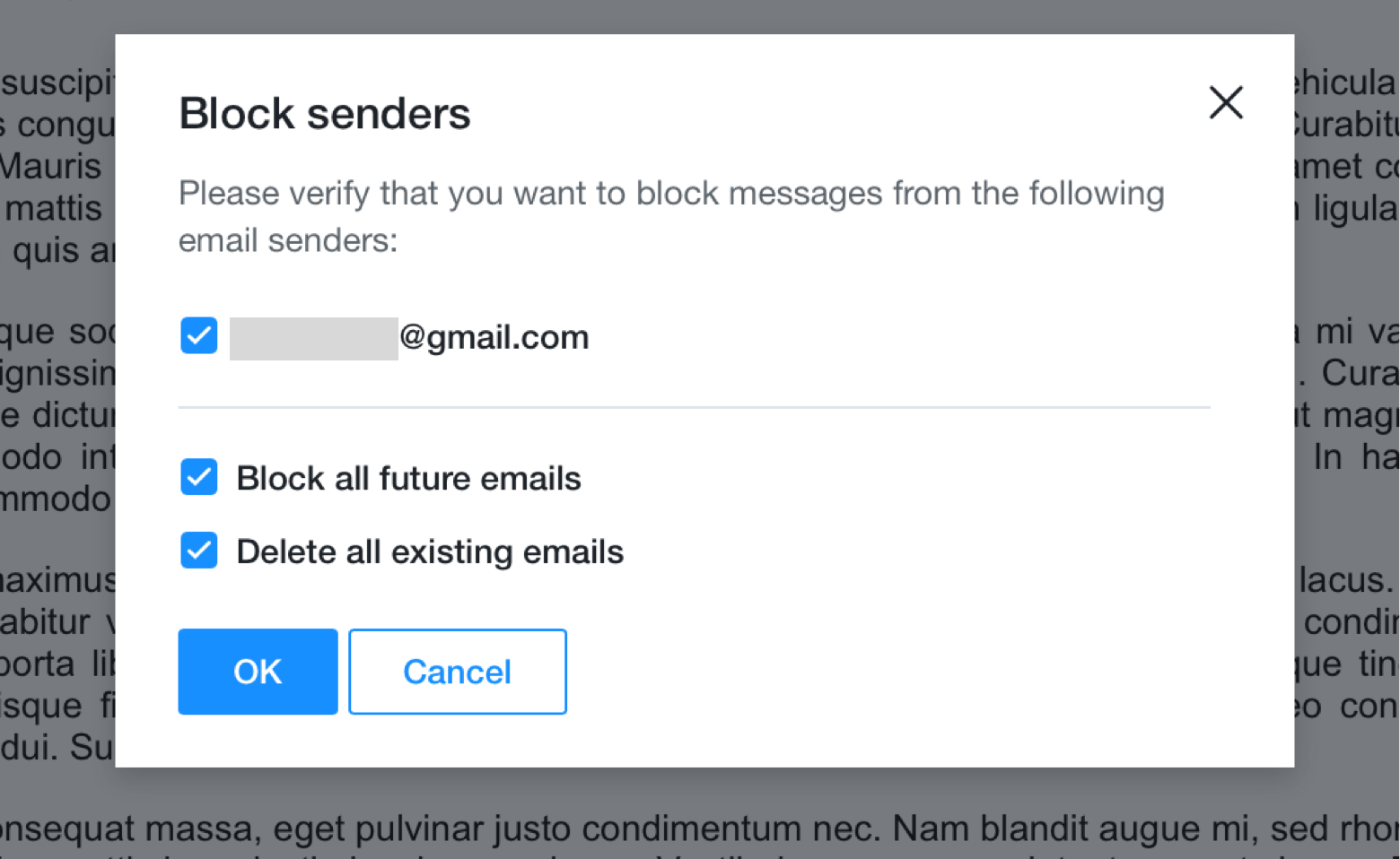 yahoo how to block emails