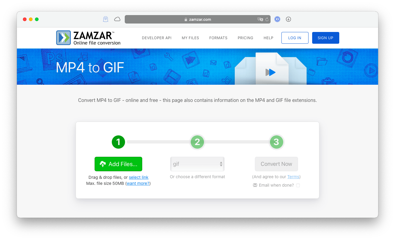 MP4 to GIF Converter - Online and Free