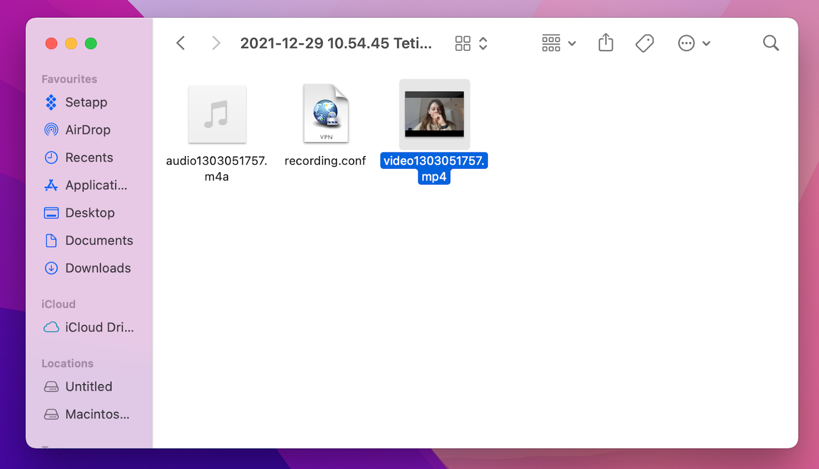 zoom recording on mac